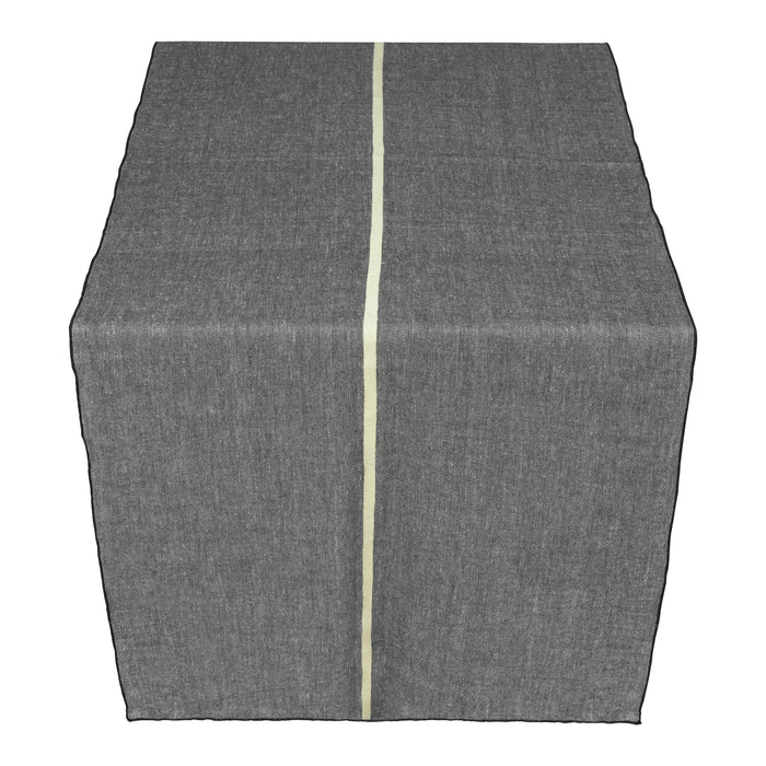 vtwonen Tafelloper  60 x 180 cm - Herringbone Black