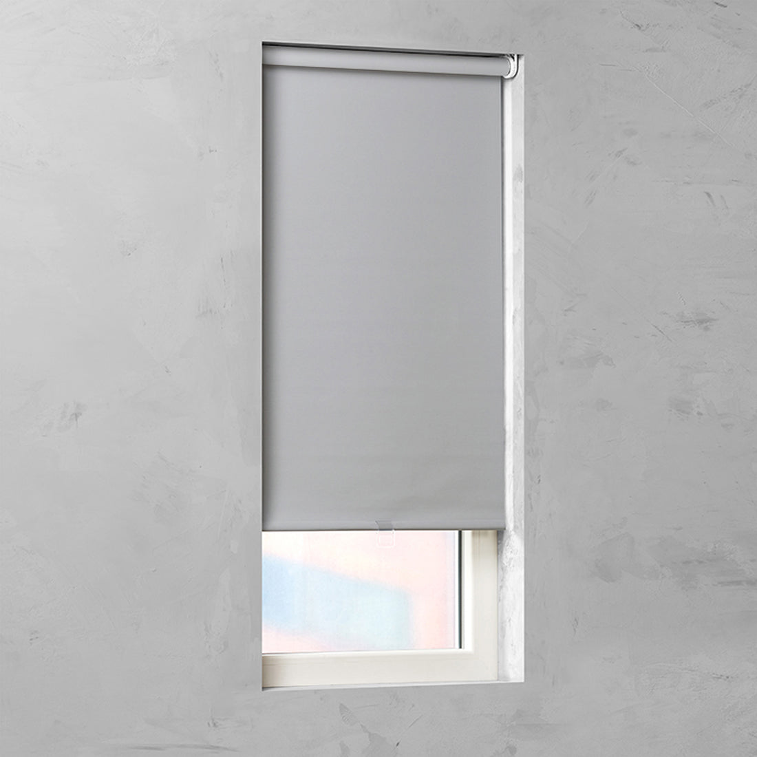 Rollit München Geveerd Rolgordijn Wit