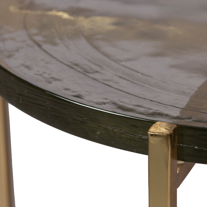 Dutchbone Vidrio Bijzettafel - Brass