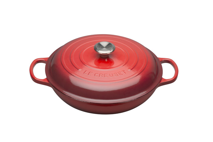 Le Creuset Signature Braadpan Ø 30 cm - Laag - Rood