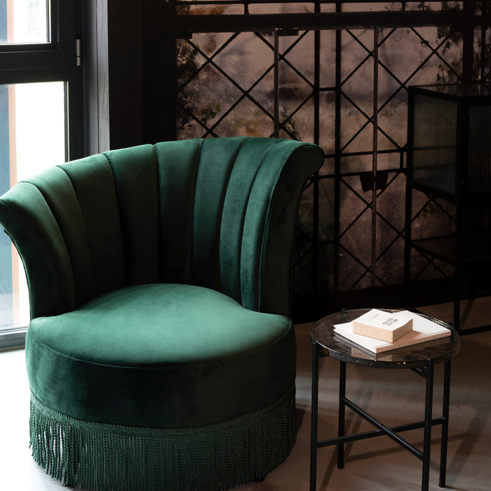 Dutchbone Vidrio Bijzettafel - Black