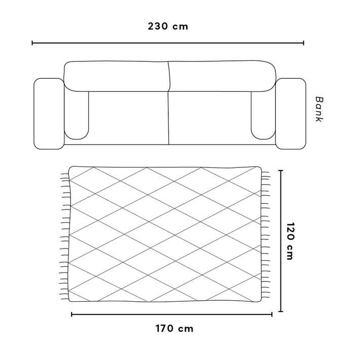 MOOS Hidde Vloerkleed Zwart