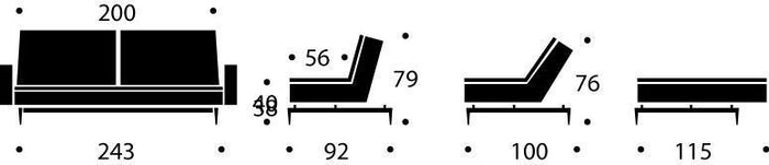 Innovation Dublexo Slaapbank Deluxe Naturel