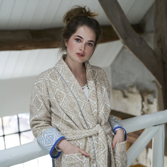 PiP Studio Jacquard Check Badjas L