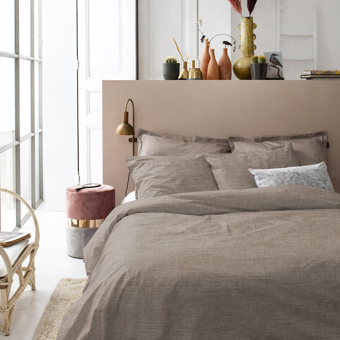 Cinderella dekbedovertrek Lyn - Katoen - 240x200|220 cm - Sand