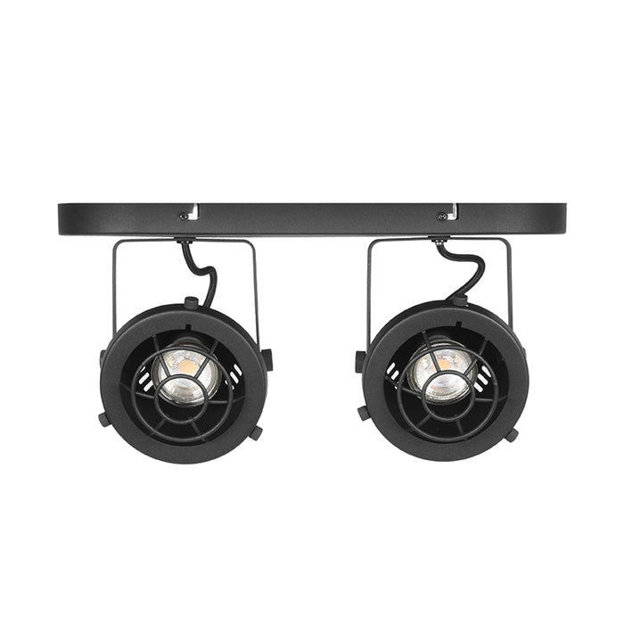 LABEL51 - Led Spot Altena 2-Lichts - Zwart Metaal l Incl. LED