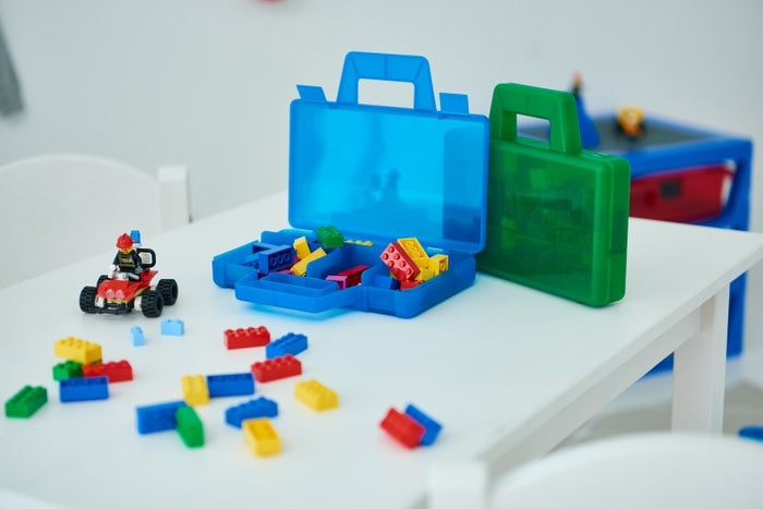 LEGO - Set van 2 - Sorteerkoffer To Go, Blauw - LEGO