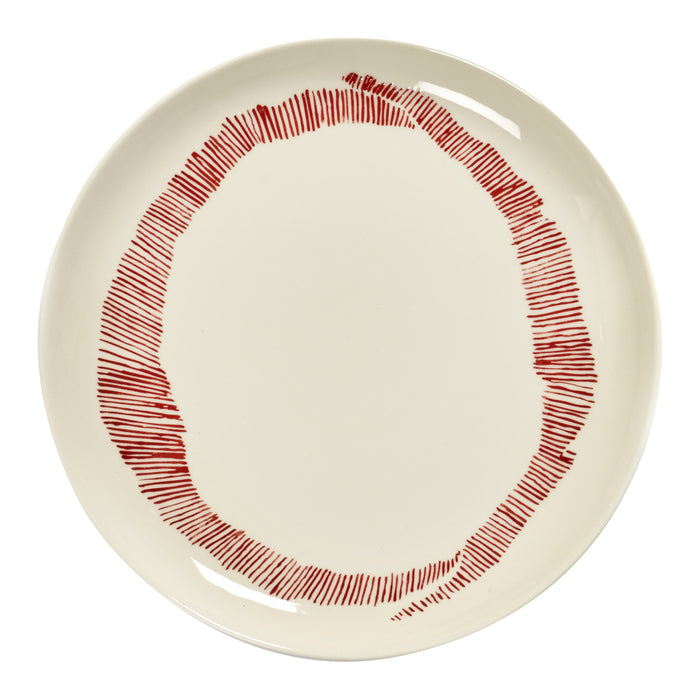 Serax Ottolenghi Feast Bord Ø 22,5 cm - Rood Swirl