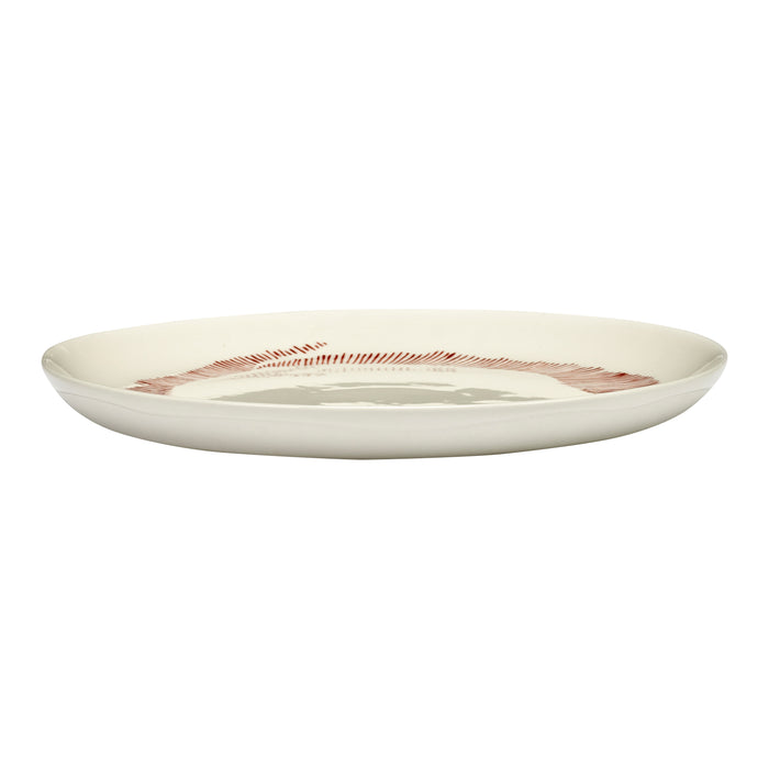 Serax Ottolenghi Feast Bord Ø 22,5 cm - Rood Swirl