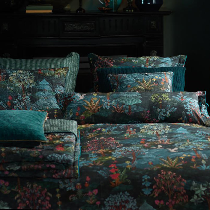 Pip Studio Garden Dekbedovertrek 140 x 220 cm - Donkerblauw