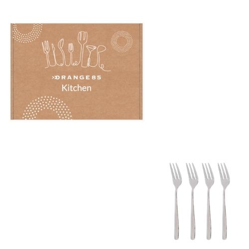 Alpina Taartvorkjes zilver 4 stuks