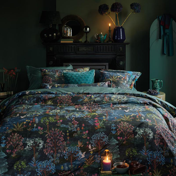 Pip Studio Garden Dekbedovertrek 200 x 220 cm - Donkerblauw