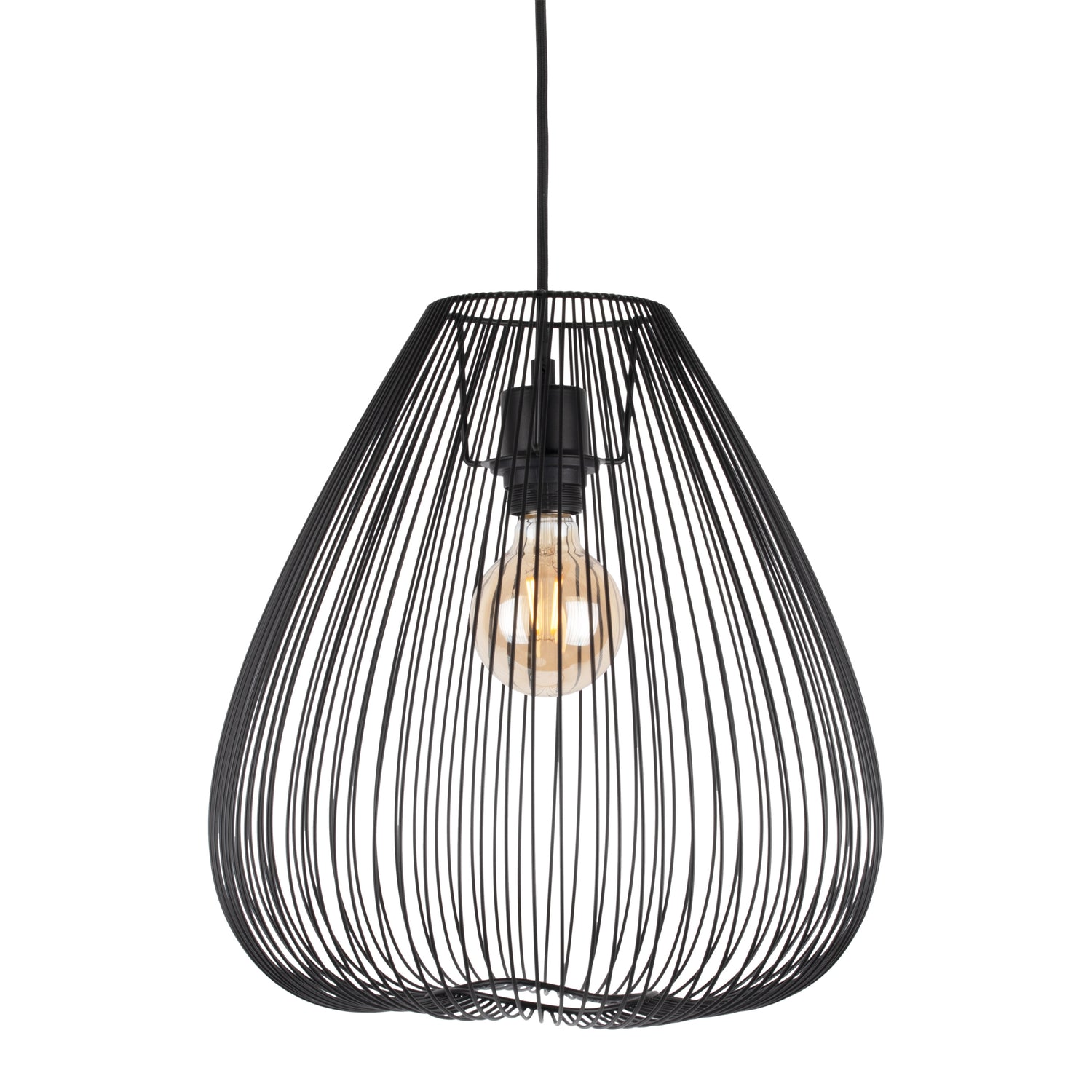 Leitmotiv Lucid Wide Hanglamp - Zwart