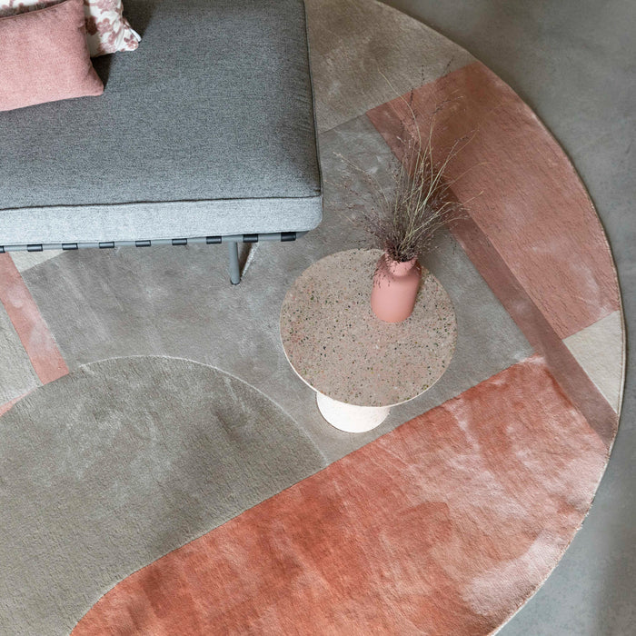 Zuiver Hilton Vloerkleed  Ø 240 cm - Roze