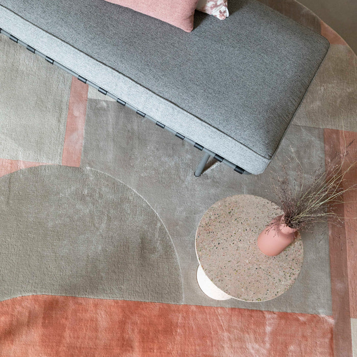 Zuiver Hilton Vloerkleed  Ø 240 cm - Roze