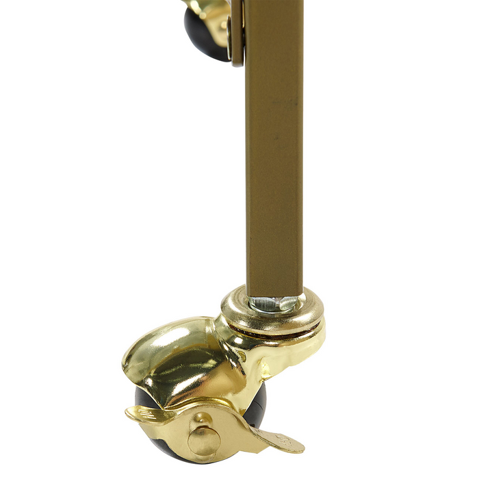 Beliani - VENETA - Keukentrolley - Goud - Metaal