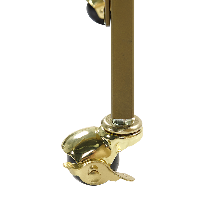 Beliani - VENETA - Keukentrolley - Goud - Metaal