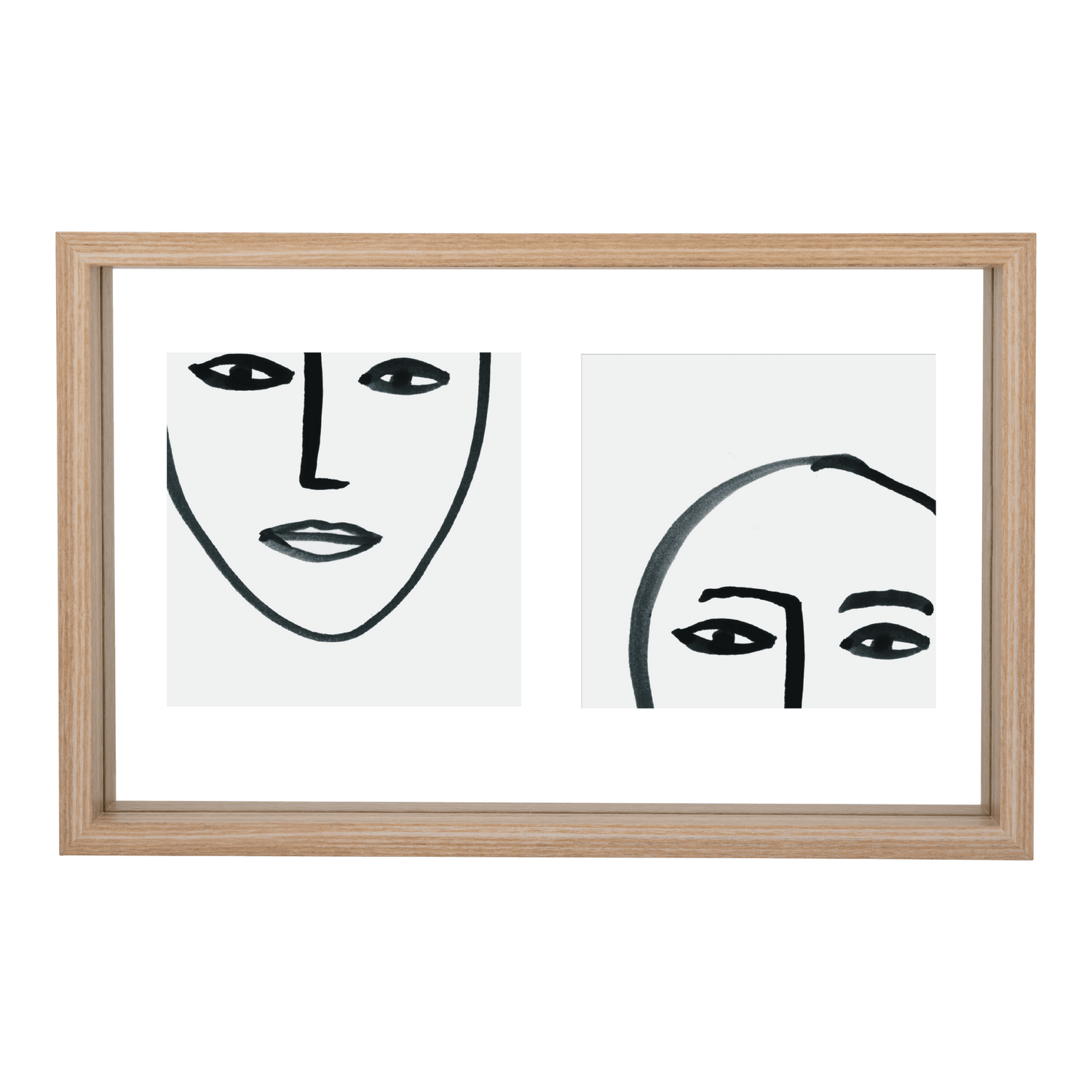 Urban Nature Culture Floating Aesthetic Dubbele Fotolijst