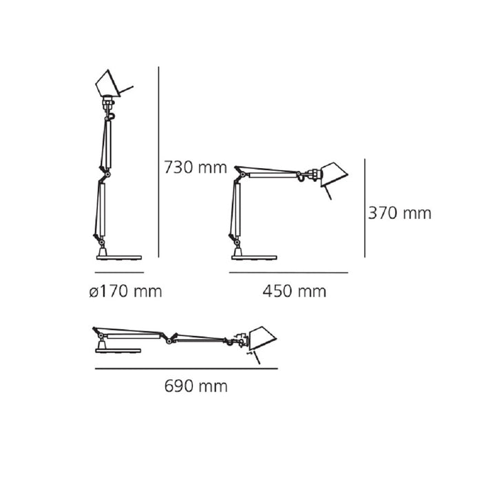 Artemide Tolomeo Micro Tafellamp