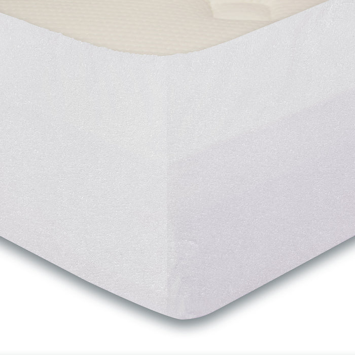 LINNICK Badstof Velours Hoeslaken white lits jumeaux