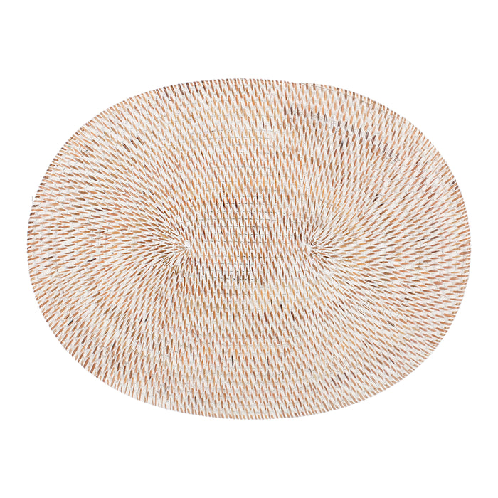Tiseco Home Studio Rattan Placemat - Wit