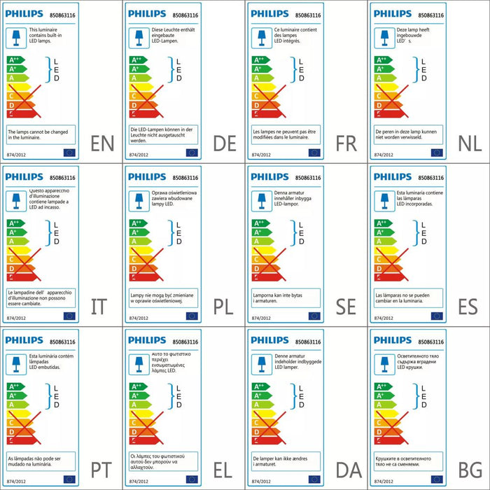 Philips LED-onderkastlamp Linear 54,8 cm wit