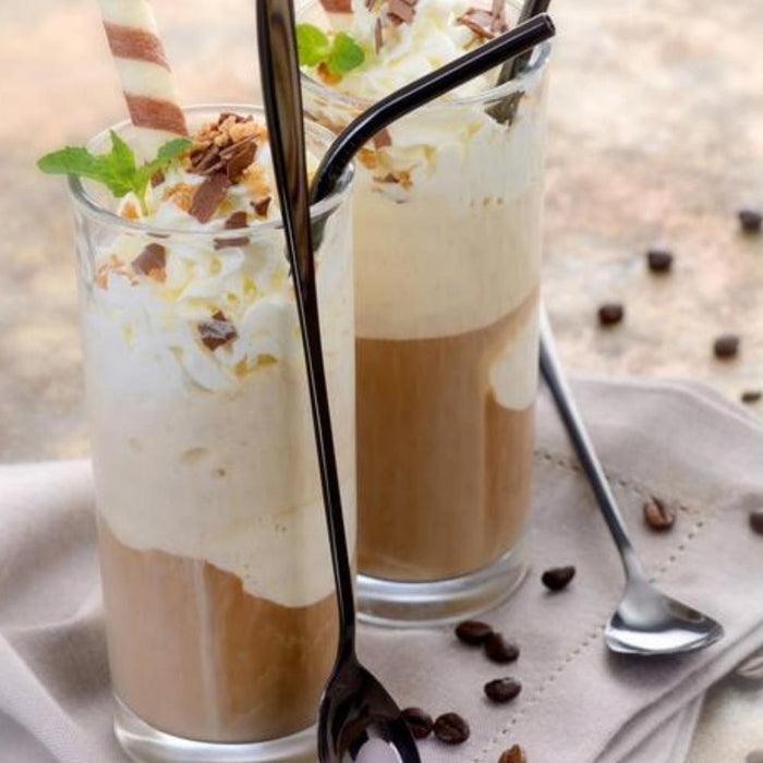 Orange85 IJzeren Rietjes en Lange Latte Macchiato Koffielepels Mili...