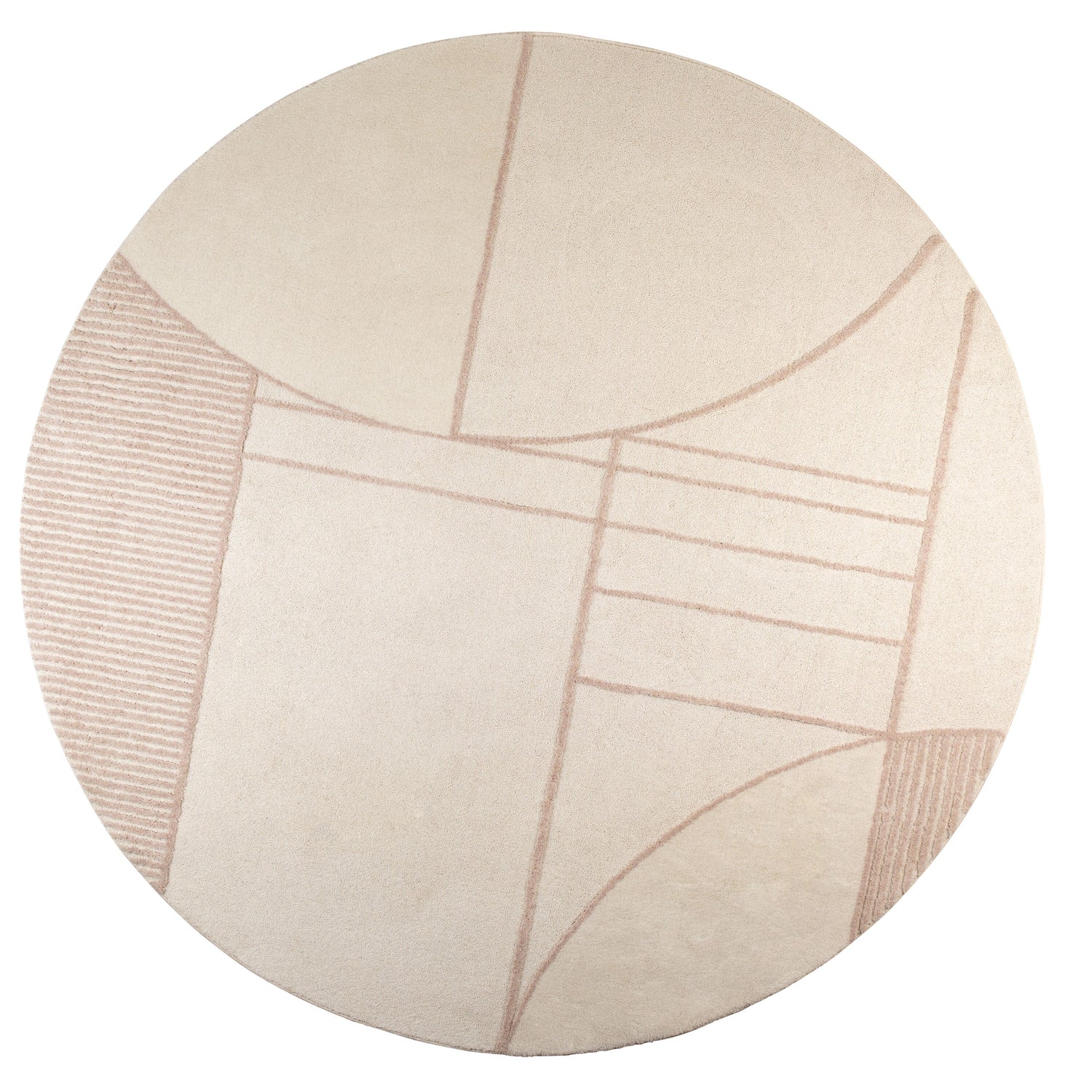 Zuiver Bliss Vloerkleed Natural/Pink