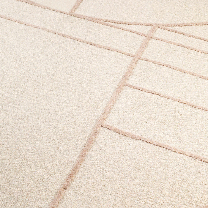 Zuiver Bliss Vloerkleed Natural/Pink