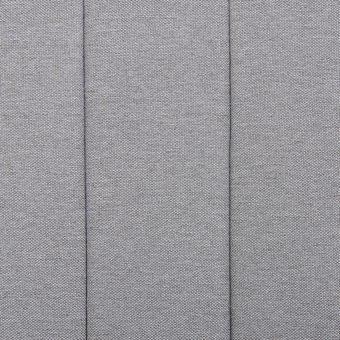 Beliani-POITIERS -Tweepersoonsbed-Lichtgrijs-160 x 200 cm-Polyester