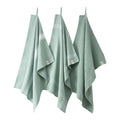 Walra Blocks & Lines Keuken- en Theedoekset 3 st. - Groen