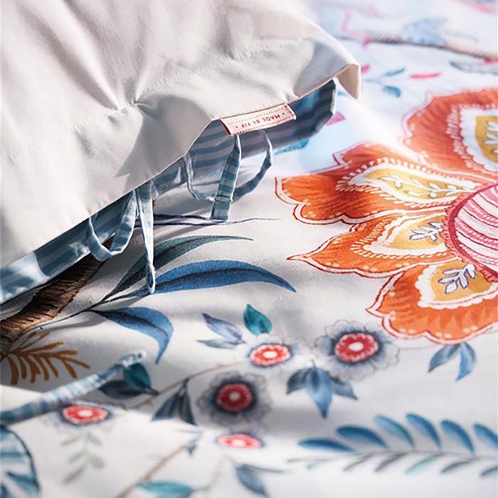 Pip Studio Tree of Life Dekbedovertrek 140 x 220 cm - Wit