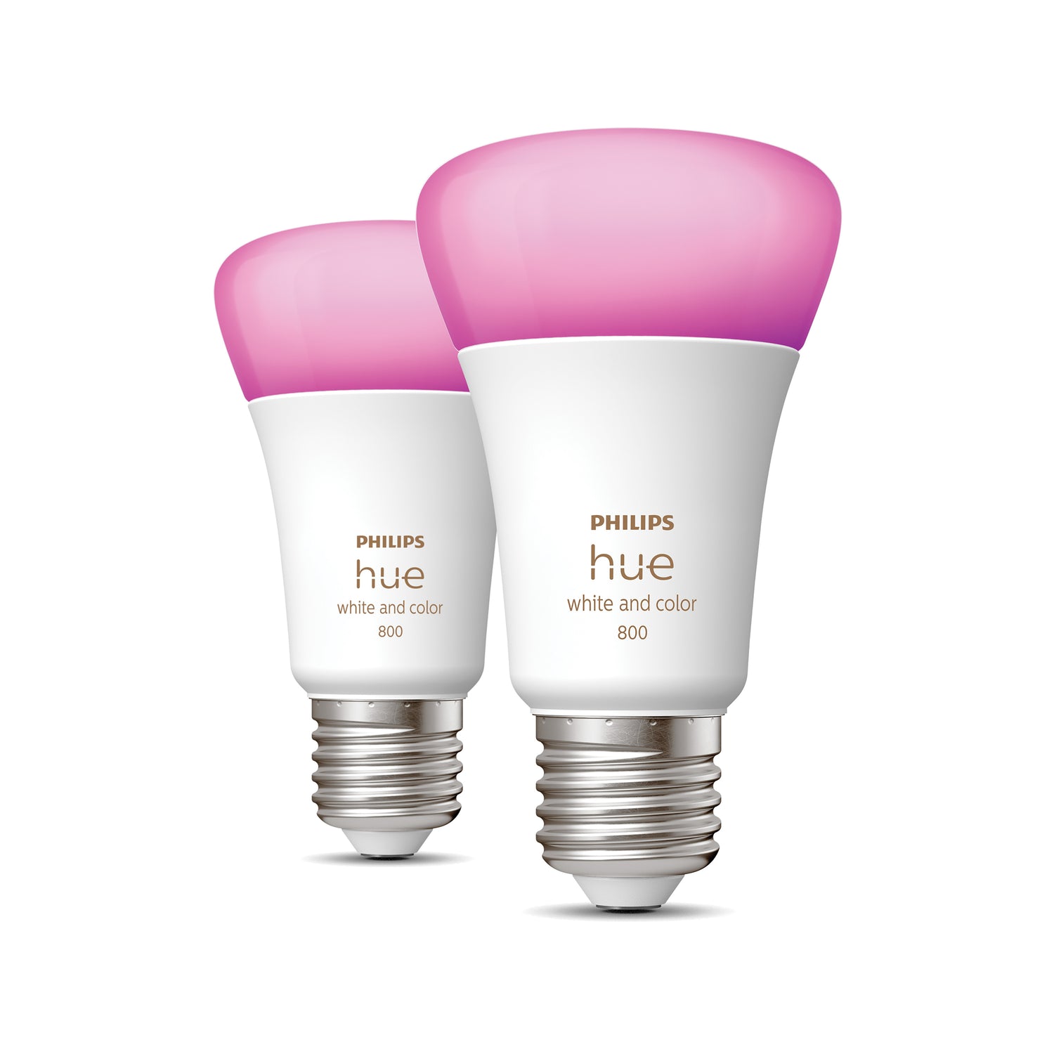Philips Hue White & Color Ambiance Lichtbron - E27 - 2-pack