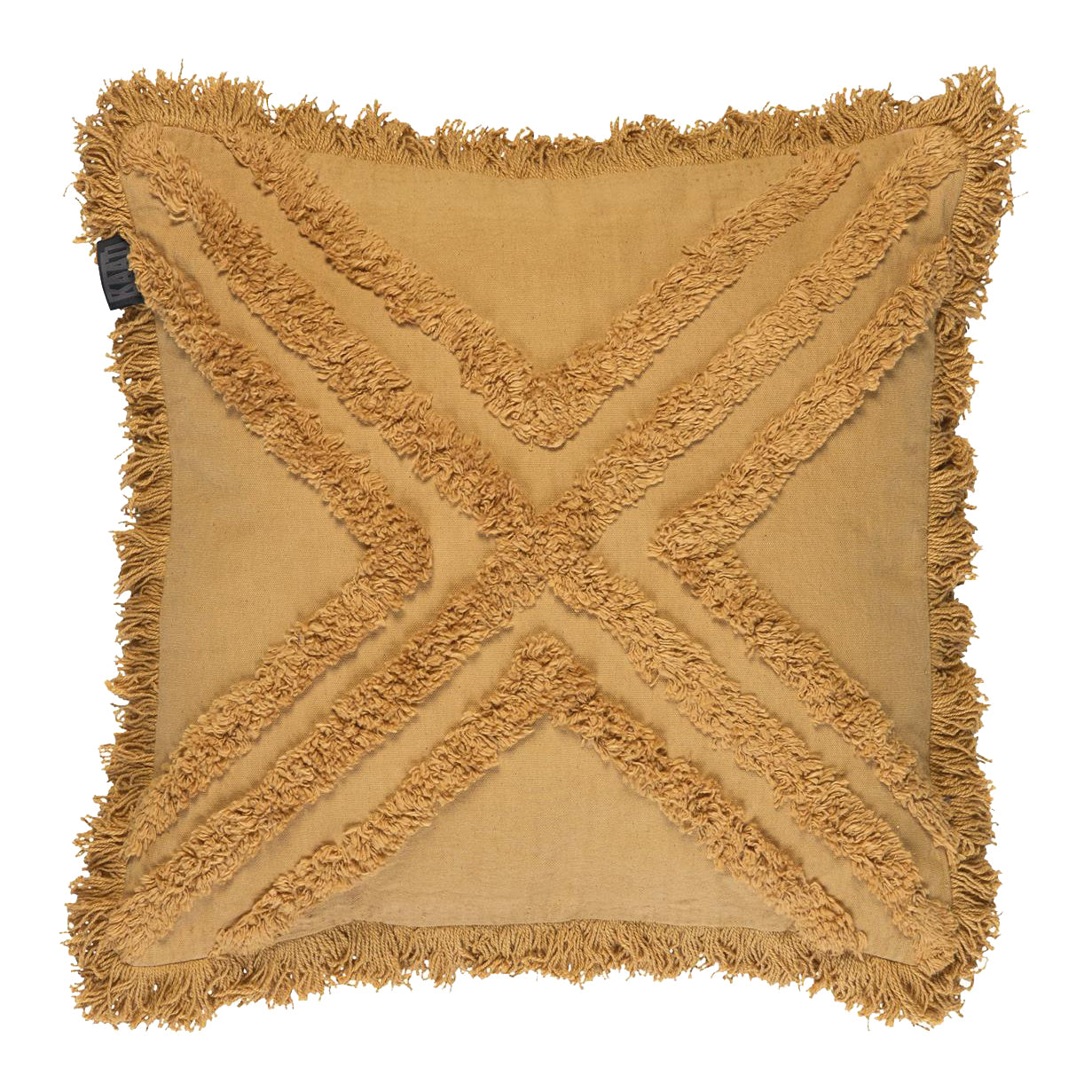 KAAT Amsterdam Nohea Sierkussen 45 x 45 cm - Okergeel