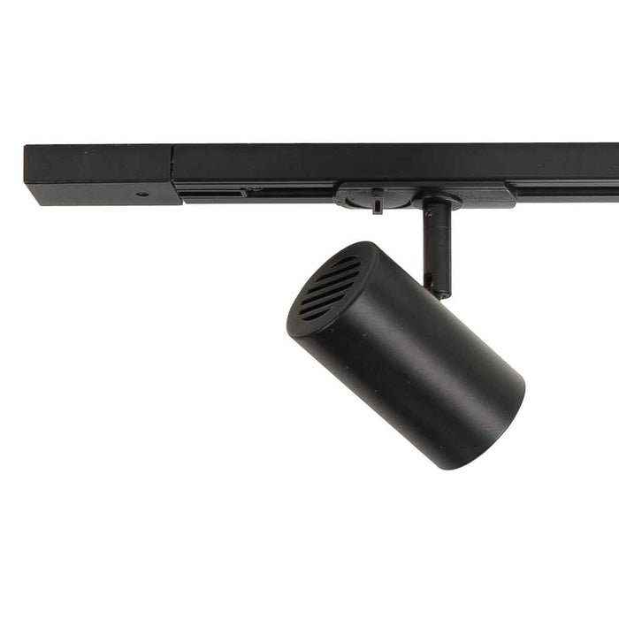 Railsysteem Trackline 150cm Zwart incl. 4 Cilinder Spots