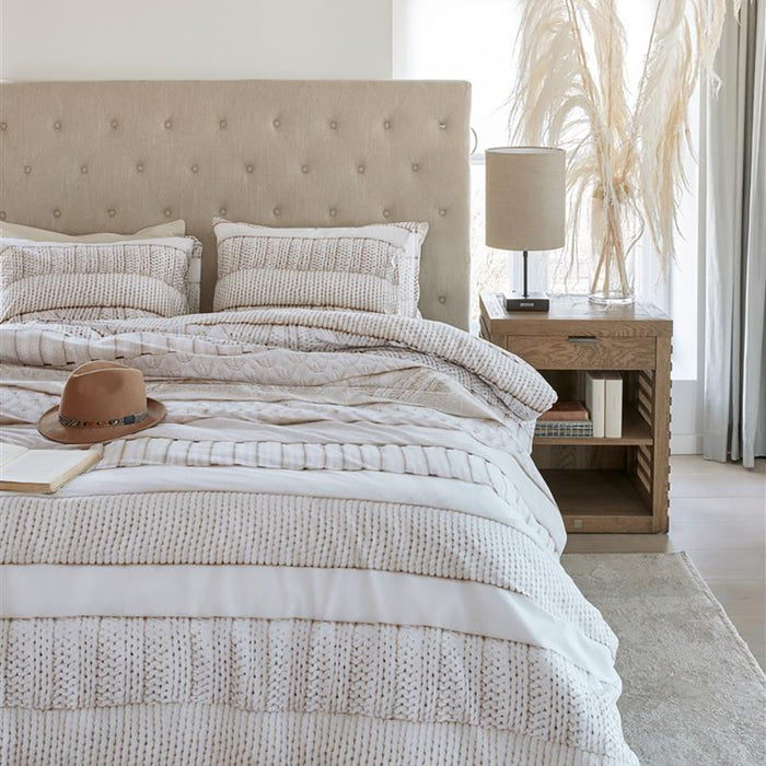 Rivièra Maison Coziness Dekbedovertrek 140 x 220 cm - Off-white