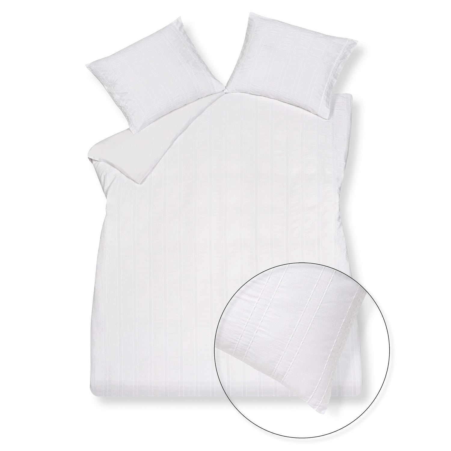 Vandyck Dekbedovertrek PURE 48 White 240x220 cm (katoen)