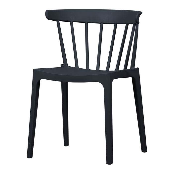 Woood Bliss Spijlenstoel - Inkt