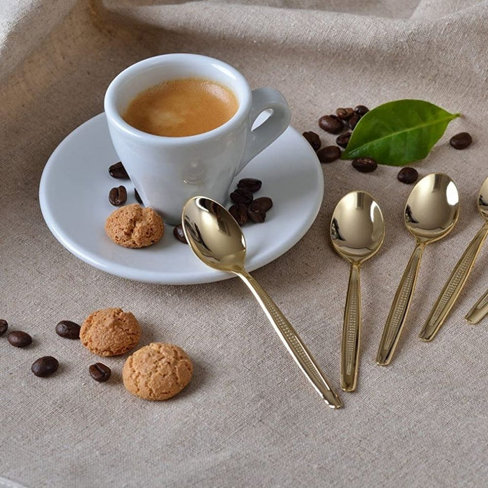 Orange85 Theelepels 6 stuks Goud Koffielepels Vaatwasserbestendig