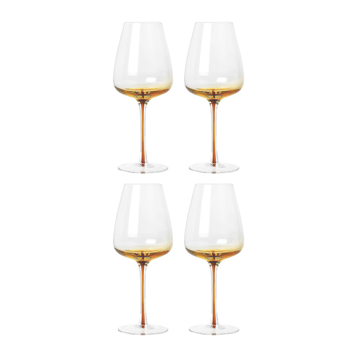 Broste Copenhagen Amber Witte Wijnglazen 0,4 L – 4 st.