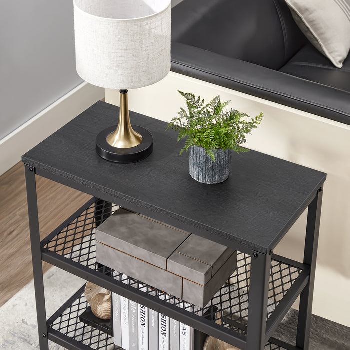 O'DADDY® Wandtafel - Sidetable Industrieel xl - 60x30x60 - donkergrijs