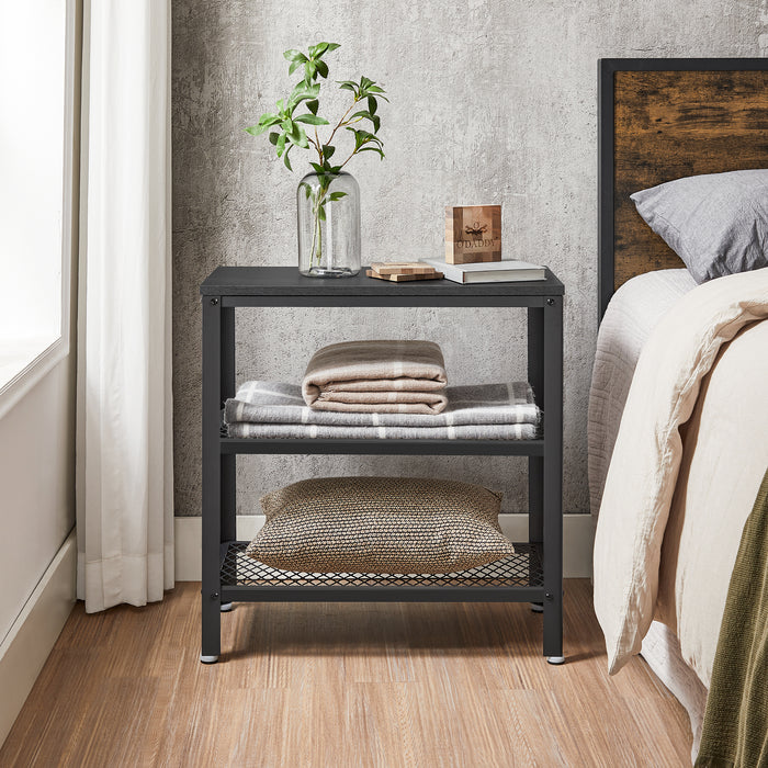 O'DADDY® Wandtafel - Sidetable Industrieel xl - 60x30x60 - donkergrijs