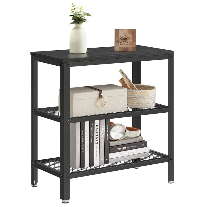 O'DADDY® Wandtafel - Sidetable Industrieel xl - 60x30x60 - donkergrijs