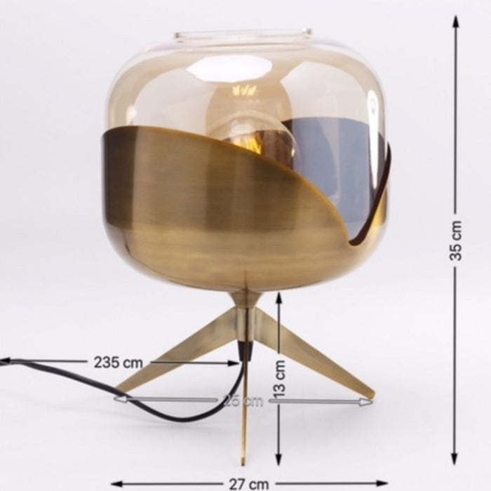 Kare Design Goblet Ball Tafellamp 1-Lichts - Goudkleurig