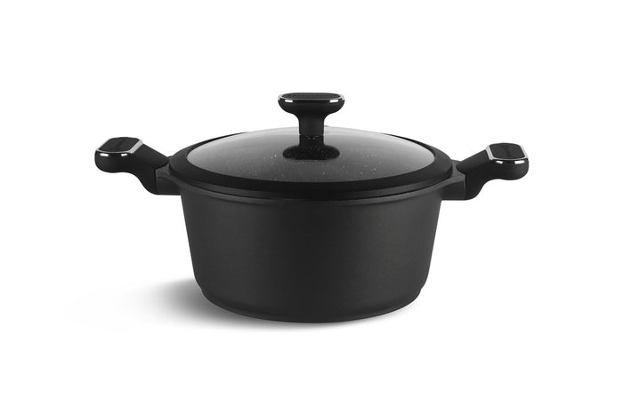 Edenberg Black Line - 10-delige Luxe Pannenset van Gesmeed Aluminium