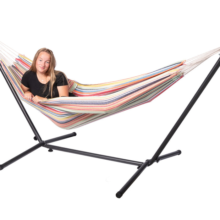 123Hammock Hangmat Eénpersoons Minorca Single Veelkleurig