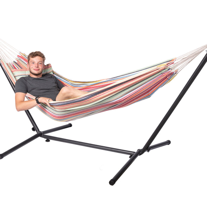 123Hammock Hangmat Eénpersoons Minorca Single Veelkleurig