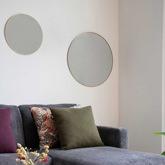 Artichok Eveline Ronde Wandspiegel Goud - Ø 40 cm