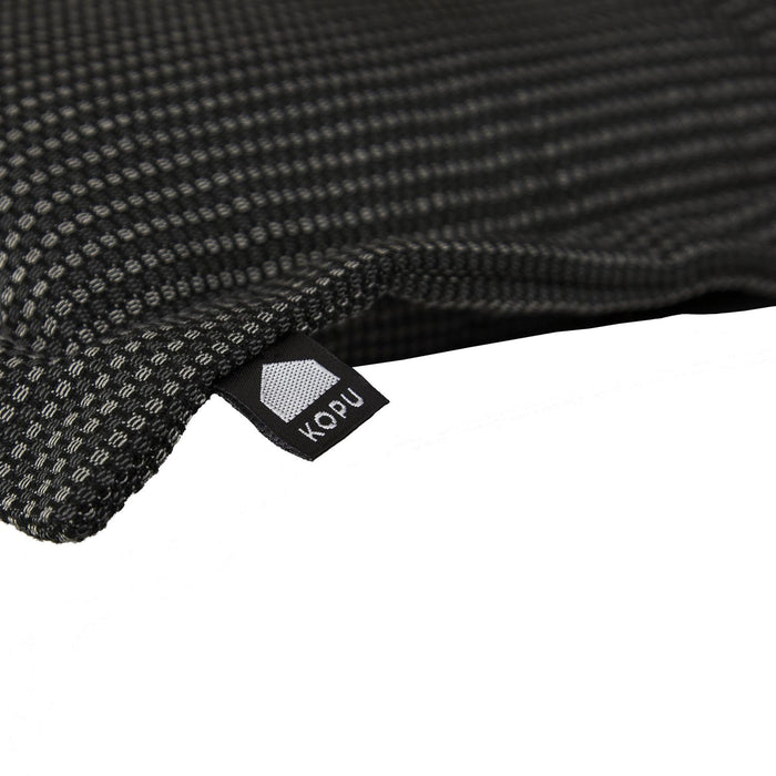 Kopu® Manchester Black - Hoogwaardig Bankkussen 120x50 cm - Zwart