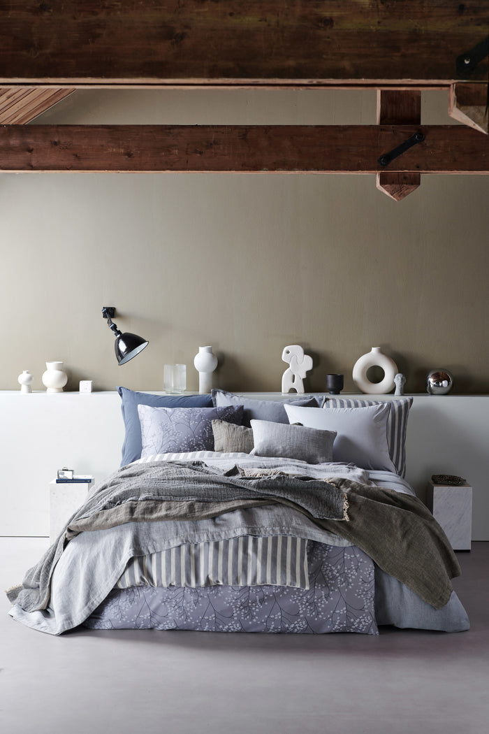 Vandyck Dekbedovertrek PURE 49 Silver Grey 240x220 cm (percalkatoen)